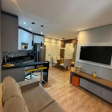 Flat Completo No Gonzaga Santos Uma Quadra Da Praia Екстериор снимка