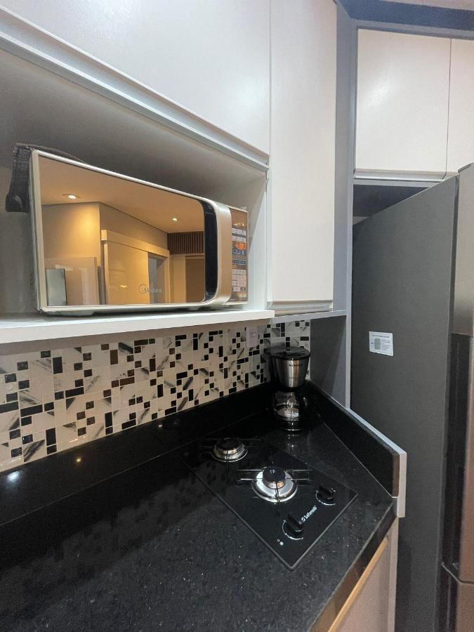 Flat Completo No Gonzaga Santos Uma Quadra Da Praia Екстериор снимка